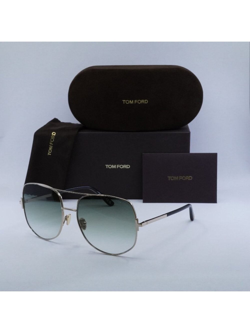 Tom Ford Lennox FT0783 28B Aviator Sunglasses - Gold / Smoke